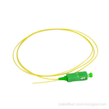 SC/APC SM 9/125 0.9mm Fiber-optic Pigtail with Low Insertion Loss